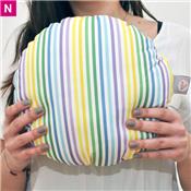 Coussin rond Rayures de plage