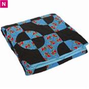 Plaid enfant patchwork rond 
