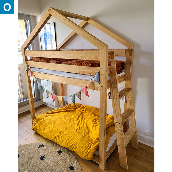 Lits superposés et matelas