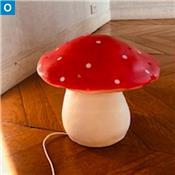 Lampe champignon rouge