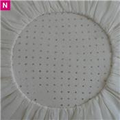 Coussin boule lin blanc GM - PRIX EN BAISSE