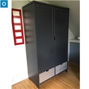 Armoire bicolore 2 portes