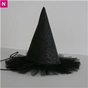 Chapeau de sorcière noir
