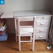 Bureau Petit Ministre rose 