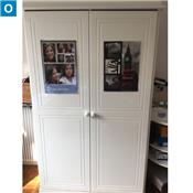 Armoire laquée blanche