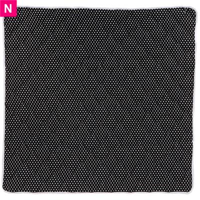 Plaid noir étoilé - PRIX EN BAISSE