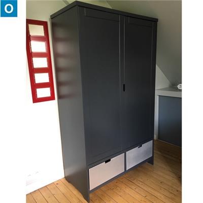 Armoire bicolore 2 portes