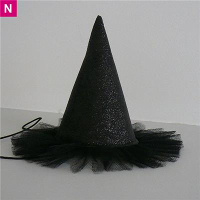 Chapeau de sorcière noir